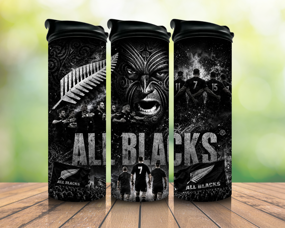 All Blacks Rugby Tumbler