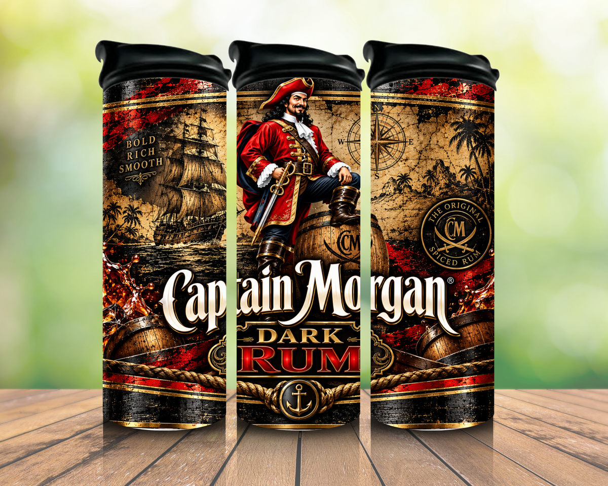 Captain Morgan Dark Rum Tumbler