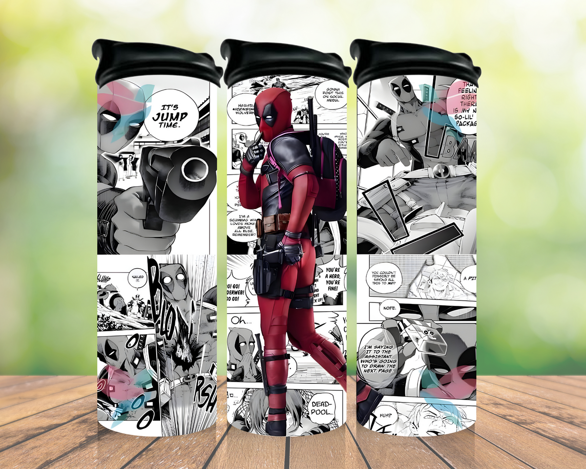 Comic mercenary 20oz tumbler