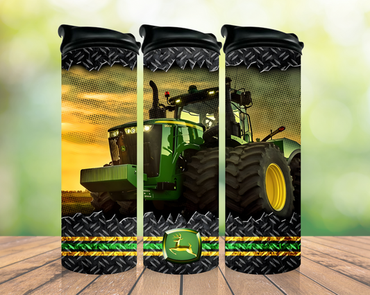 John Deere 9620R tractor 20oz tumbler design
