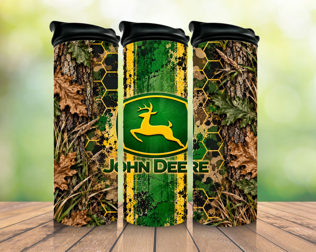 John Deere Camo Tumbler