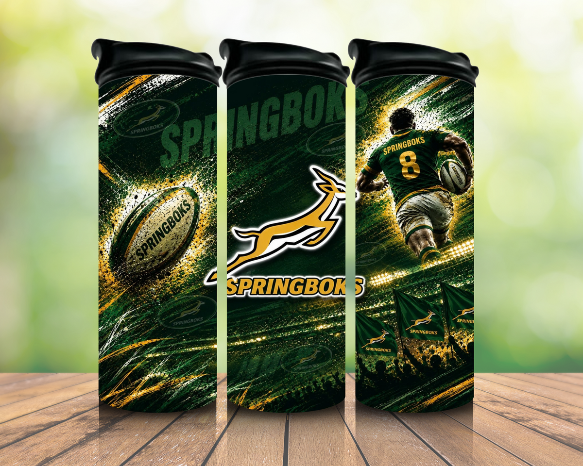 Springboks Rugby Green Tumbler