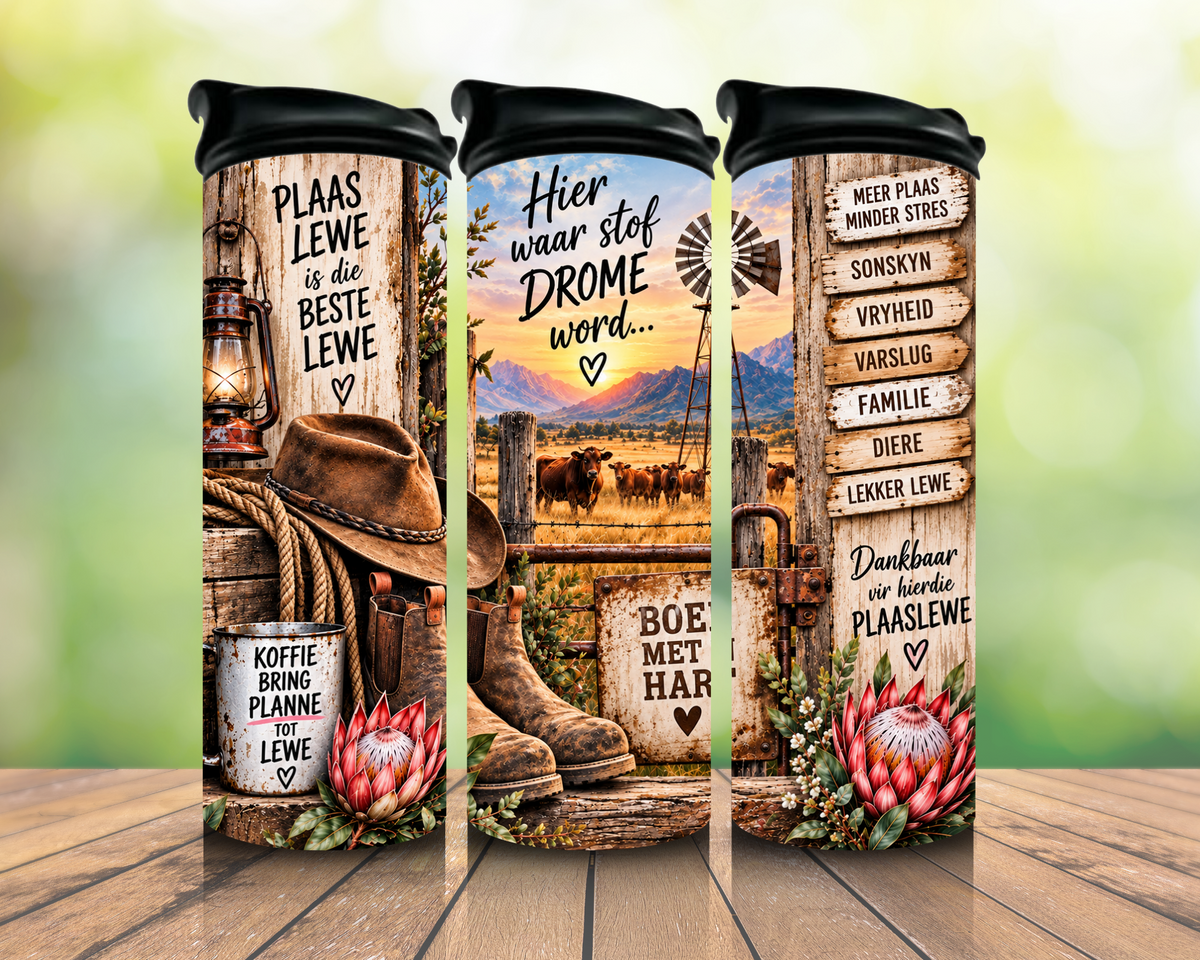God Is Alles Magtig 20oz Tumbler