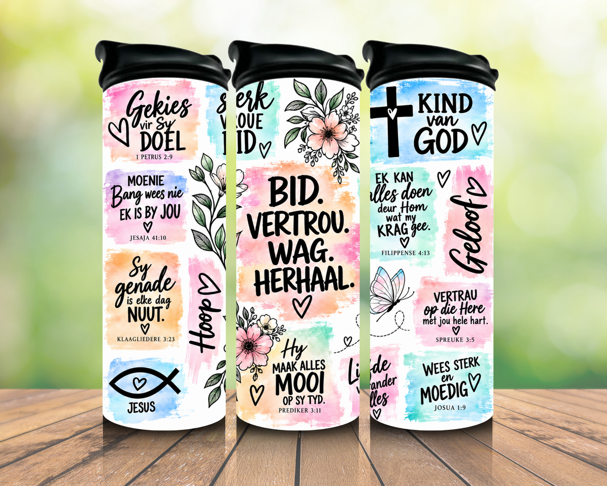 Geloof Hoop Liefde 20oz Tumbler